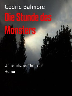 cover image of Die Stunde des Monsters